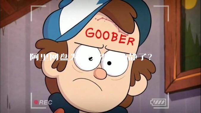 阿里网盘为什么没有动静了？